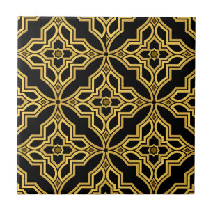 carreaux de texture or grec