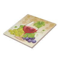 Carreaux d'impression de raisins de vin