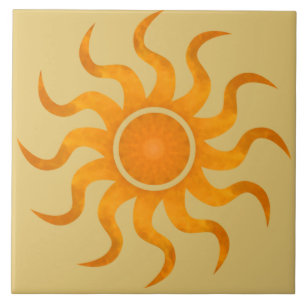 Carreaux du désert solaire lumineux - Grande