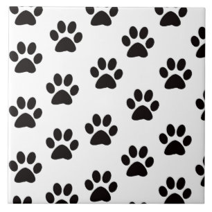 Carreaux Empreintes de pattes de chats
