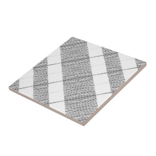Carreaux en céramique blanc et noir