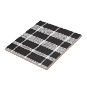 Carreaux en céramique blanc et noir