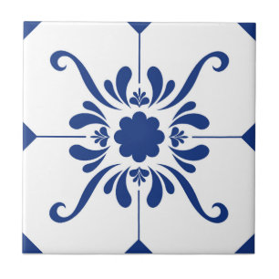 Carreaux en céramique Bleu Blanc