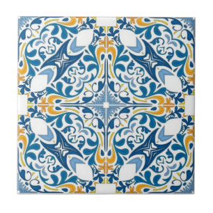 Carreaux en céramique - Bleu portugais