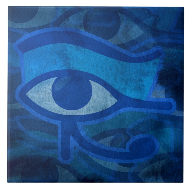 Carreaux en céramique Blue Horus (Devant)