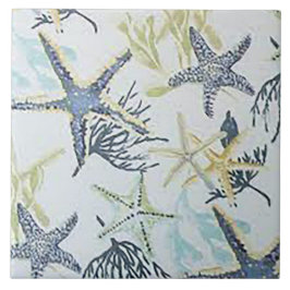 Carreaux en céramique Blue Star Fish