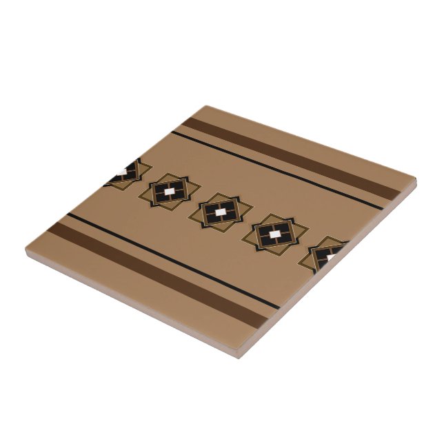 Carreaux en céramique Brown et noir (Côté)