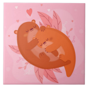 Carreaux en céramique Cute Otter