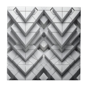 Carreaux en céramique de géométrie monochrome