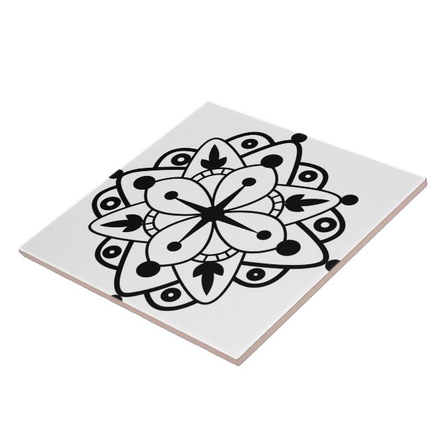 Carreaux en céramique de marbre noir (Côté)