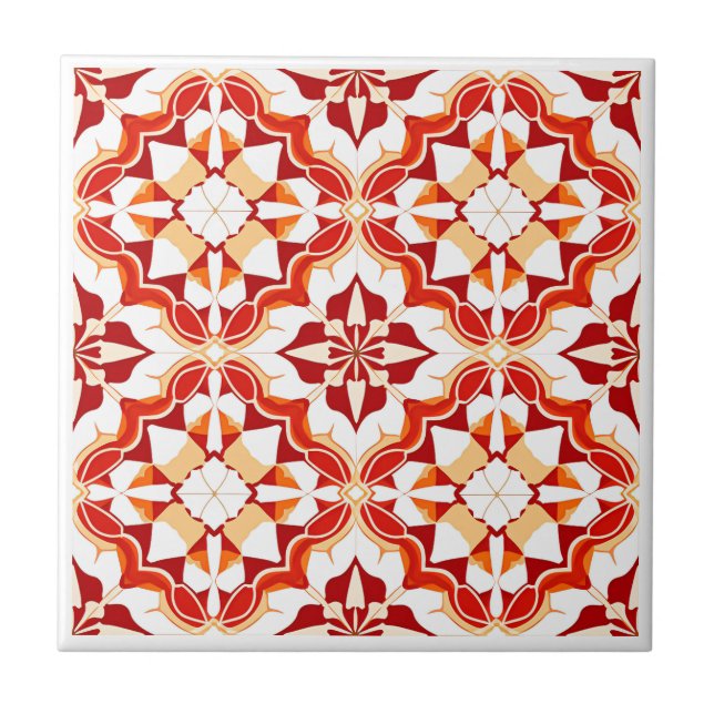 Carreaux en céramique de style Zellij marocain (Devant)