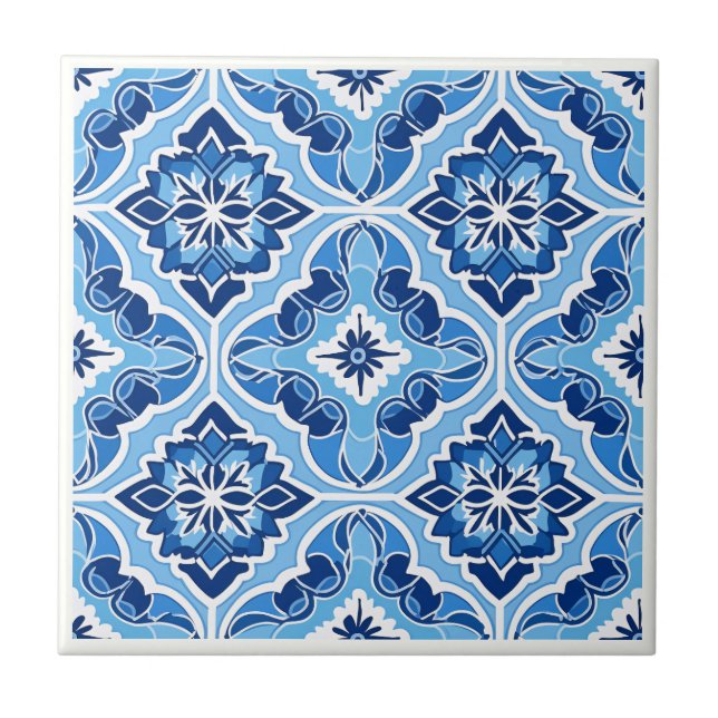 Carreaux en céramique de style Zellij marocain (Devant)