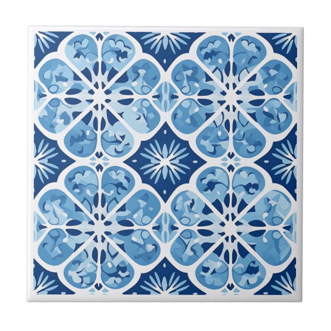 Carreaux en céramique de style Zellij marocain (Devant)