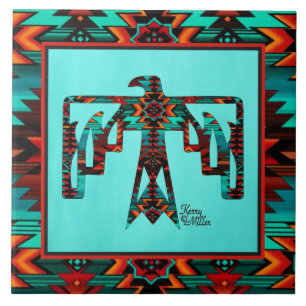 Carreaux en céramique de Thunderbird Tribal