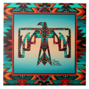 Carreaux en céramique de Thunderbird Tribal