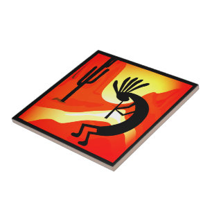 Carreaux en céramique du désert de Kokopelli