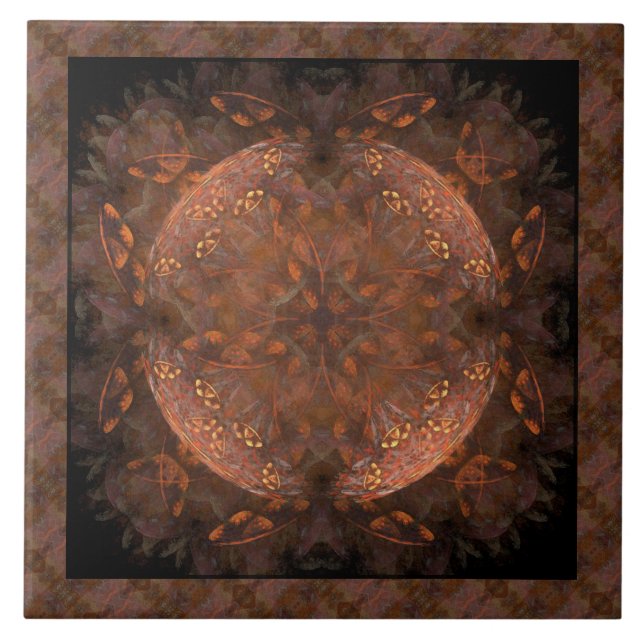 Carreaux en céramique en cuivre doré (Devant)