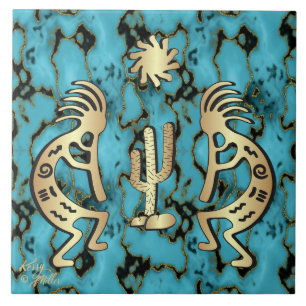 Carreaux en céramique Gold Sud-Ouest Kokopelli