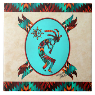 Carreaux en céramique Kokopelli Sud-Ouest