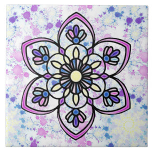 Carreaux en céramique Mandala B Spring