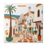 Carreaux en céramique Mijas Espagne Bar Décor mais