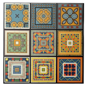 Carreaux en céramique - Motifs égyptiens