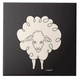 Carreaux en céramique mouton