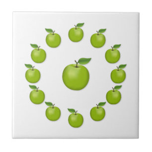 Carreaux en céramique Pomme verte