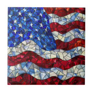 Carreaux en céramique pour Drapeau américain
