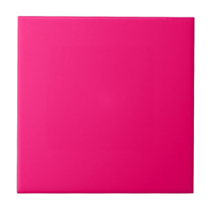 Carreaux en céramique rose néon personnalisés - Bu
