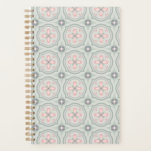 Carreaux Floraux Pastel Vert
