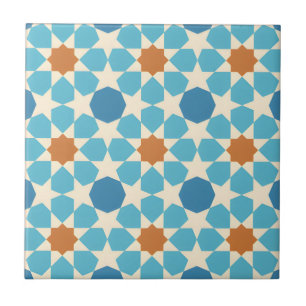 carreaux harmonieux de motifs floraux du moyen-ori
