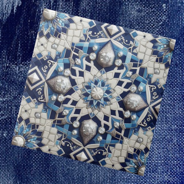 Carreaux marocains méditerranéens à motif faux dia (Créateur téléchargé)
