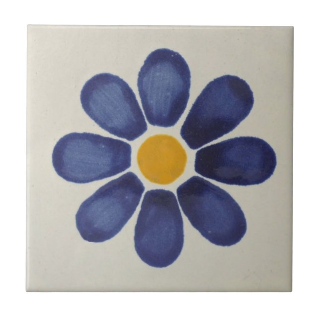 Carreaux mexicains Dessin à main peint 6 (Devant)