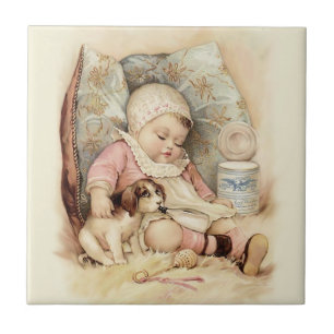 Carreaux pour enfants vintages et victoriens
