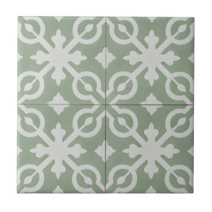 carreaux verts classiques