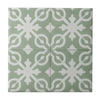 carreaux verts classiques