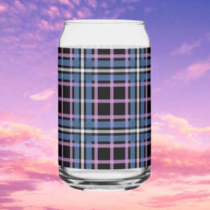Carreaux Vichy en Verre – Carreaux Bleus et Lilas