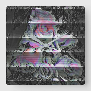 Carrée Bouquet Techno Grande Horloge