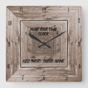 CARRÉE CRÉER VOTRE PROPRE HORLOGE