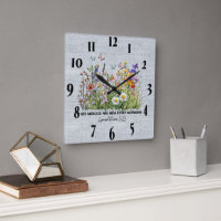 Encouragement inspirationnel/Citations Horloge mur