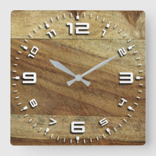 Carrée Grande horloge à parois Carrés