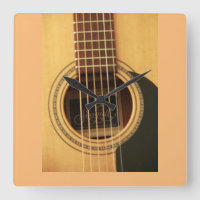 GUITAR ART Mur Horloge