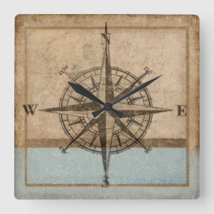 Carrée horloge 1, Copyright Karen J Williams de rose de