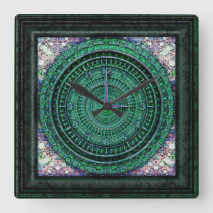 Carrée Horloge baroque victorienne