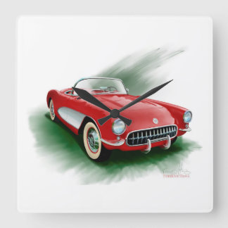 Carrée Horloge corvette