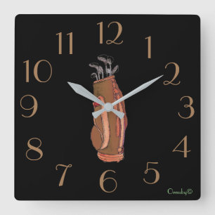 Carrée Horloge de golf