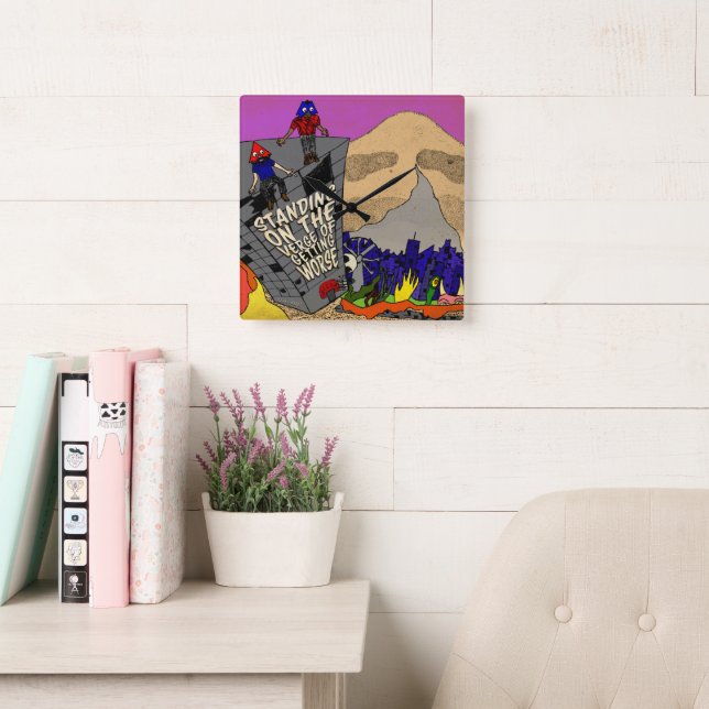 Carrée Horloge de l'album ATARI+MARI (Salle de lecture)