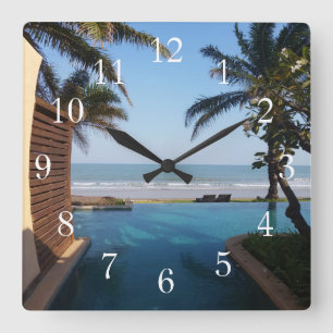 Carrée Horloge de spa de la Thaïlande