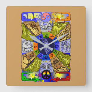 Carrée Horloge de zodiaque